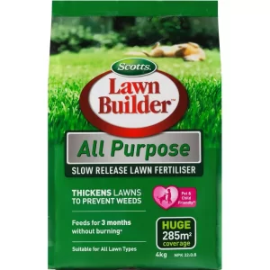 slow release lawn fertilizer green big bag